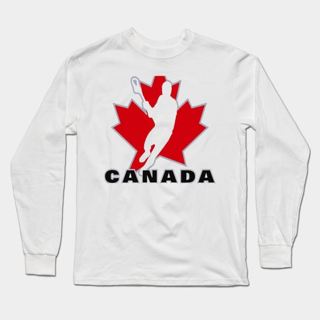 Canada Lacrosse | Sport Long Sleeve T-Shirt by euror-design